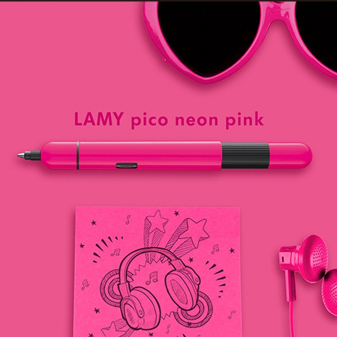 LAMY 原子笔 / pico 口袋系列 - 珊瑚光 - 圆珠笔/中性笔 - 其他金属 粉红色