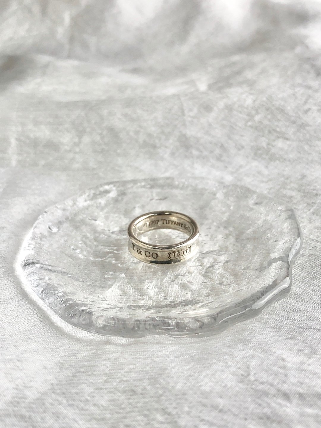 【VintageShop solo 日本直送中古包专卖店】Tiffany & Co. 蒂芙尼 18 号 窄版戒指 925 纯银 复古 vintage 3xjwxm - 戒指 - 纯银 银色