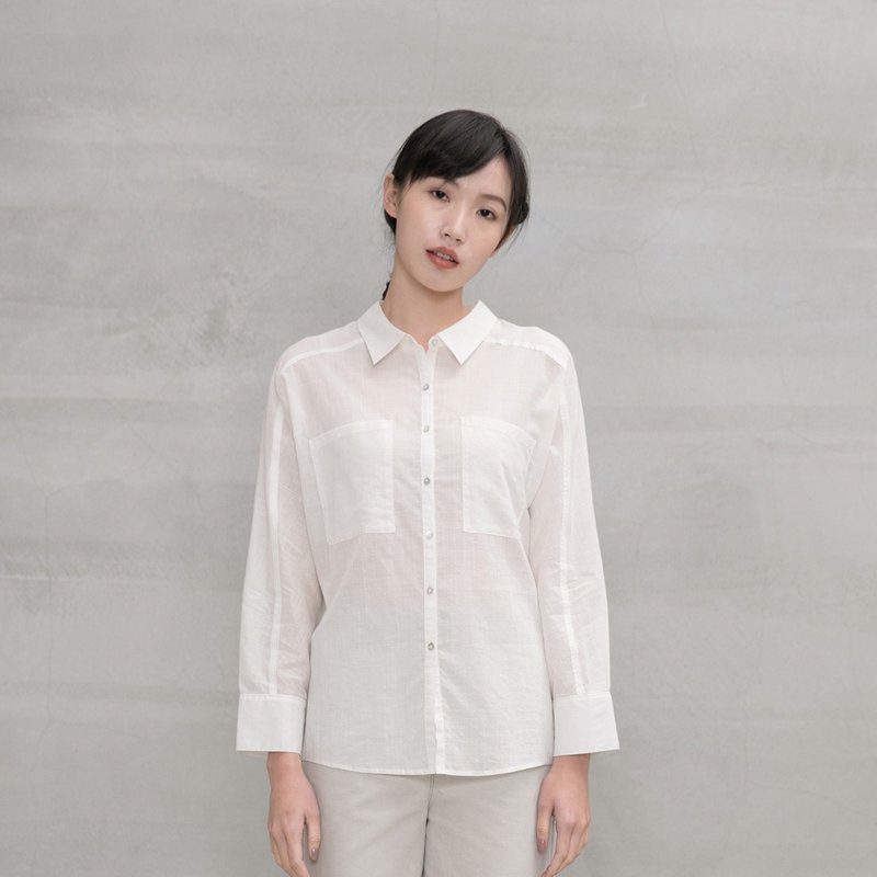 闲适自在棉质衬衫 Peace Of Mind Cotton Shirt - 女装衬衫 - 棉 多色