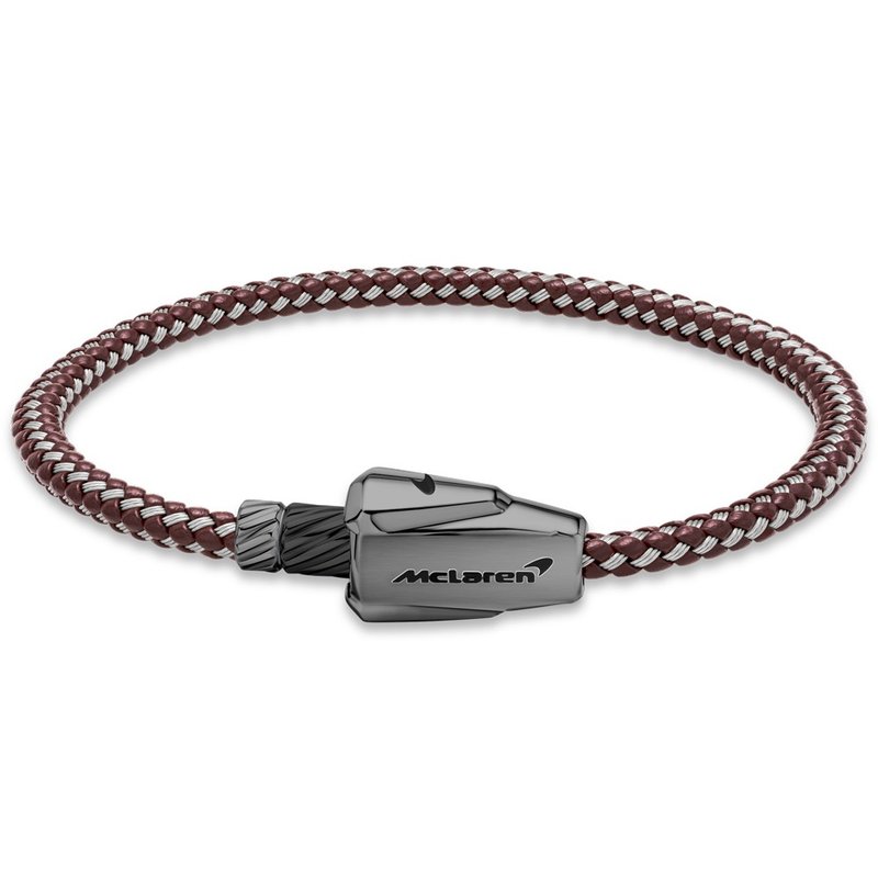 McLaren 限量2折 顶级英国超跑不锈钢真皮手环 全新专柜展示品 - 手链/手环 - 其他金属 