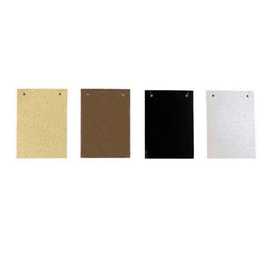 Necklace mount LOGO free domestic production 100 sheets 4color - 收纳用品 - 纸 黑色