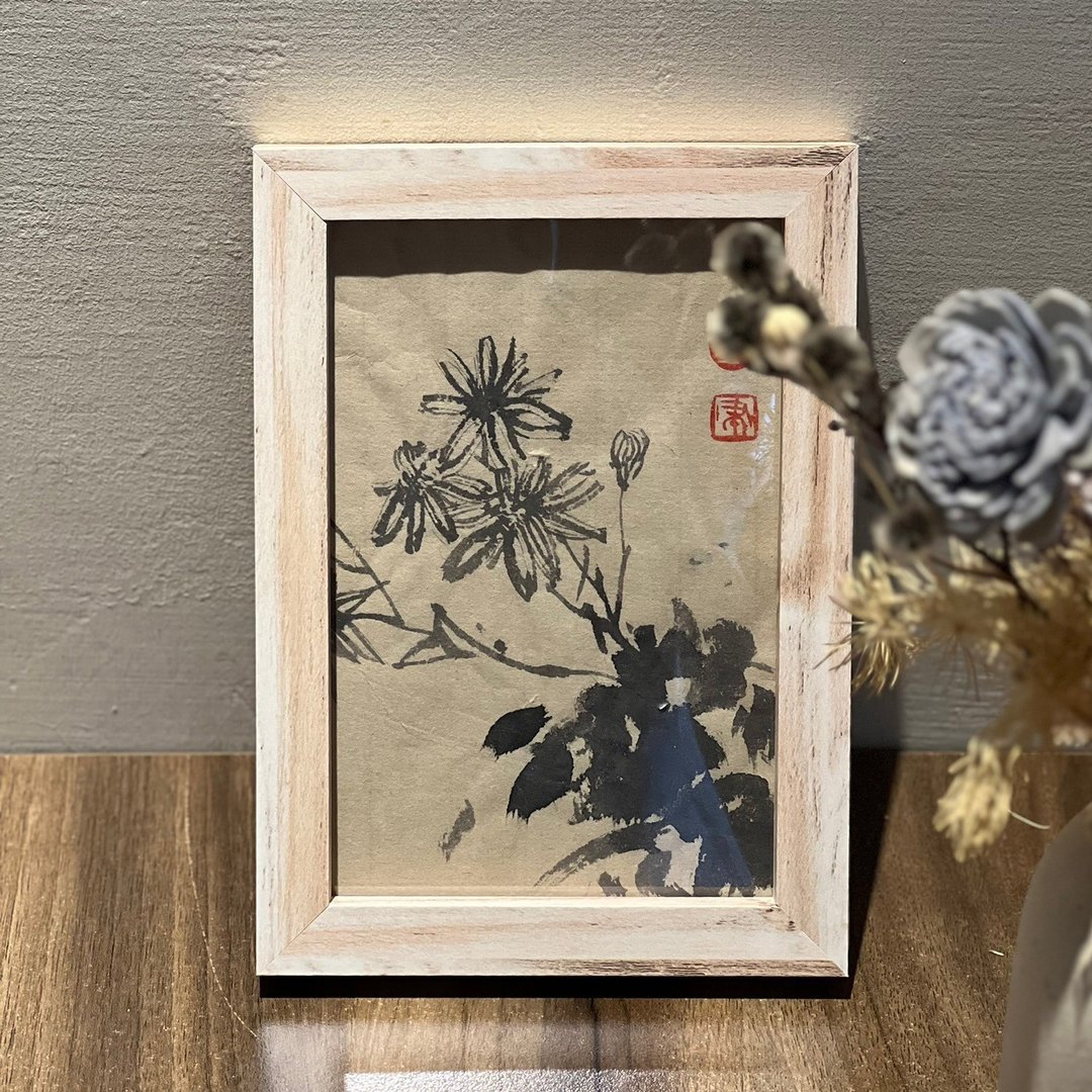 手绘水墨小品| 菊花 |国画 - 摆饰 - 纸 