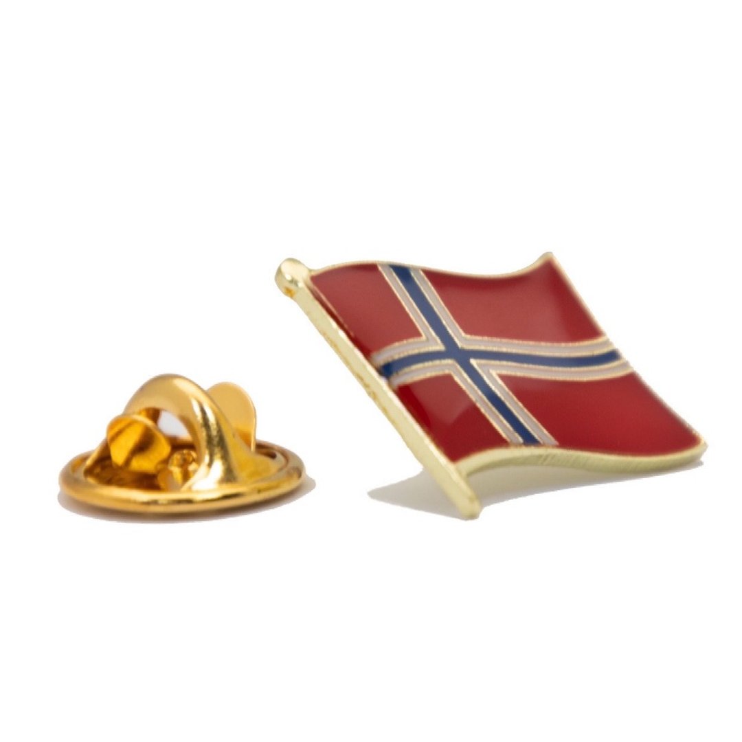 Norway挪威 国家胸徽 金属别针 国旗胸徽 国旗别针 国家胸针 造型 - 胸针 - 其他材质 多色