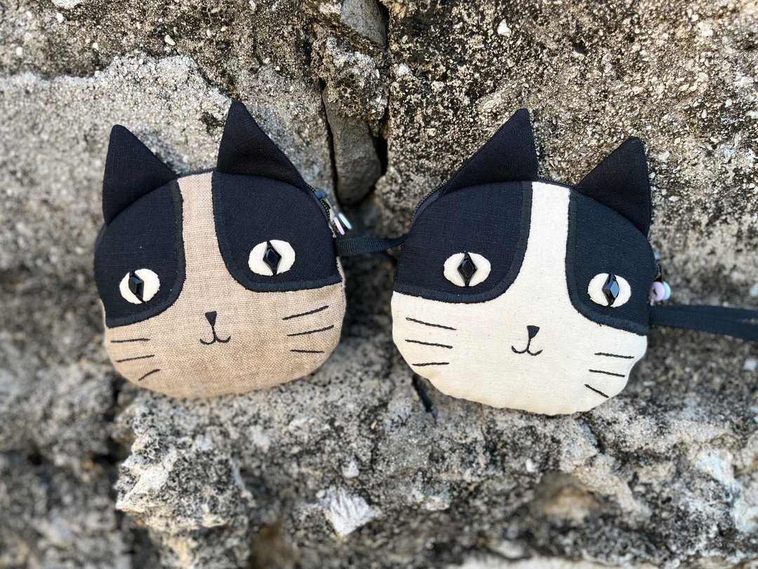 猫猫零钱包 - 零钱包 - 棉 
