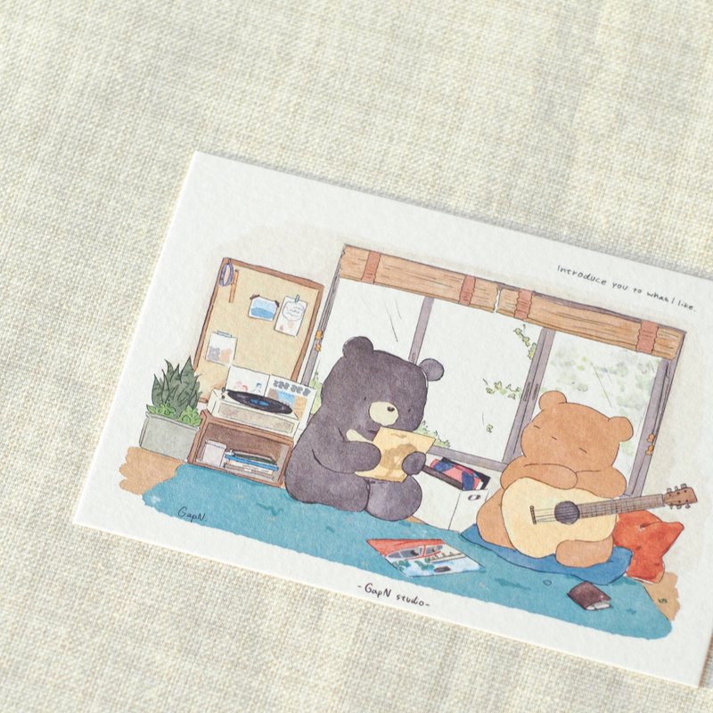 明信片海报 向您介绍我喜欢的我2023年收藏 - 卡片/明信片 - 纸 白色