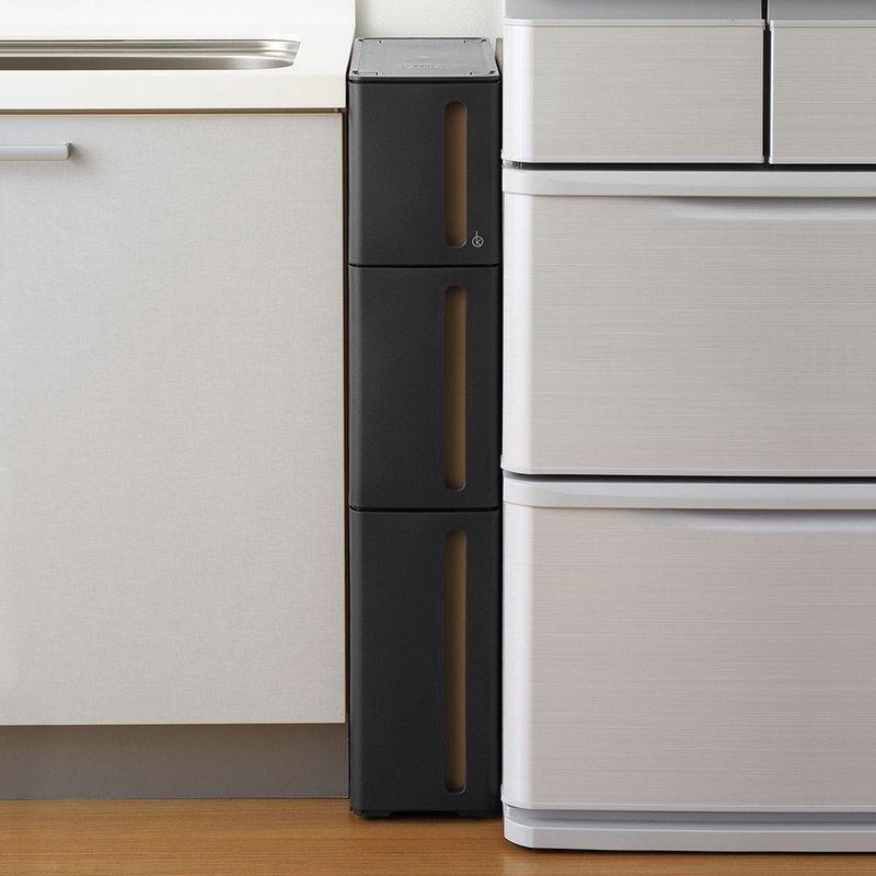 日本squ+ Storanti日制17面宽抽屉式隙缝收纳柜附轮(1M+1L+1LL) - 收纳用品 - 塑料 白色