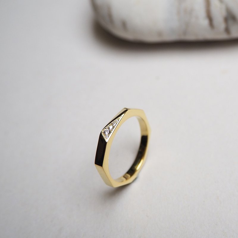 firm f ring k_坚毅f戒指k K金 对戒 婚戒 求婚戒 订婚戒 订制 - 戒指 - 贵金属 金色