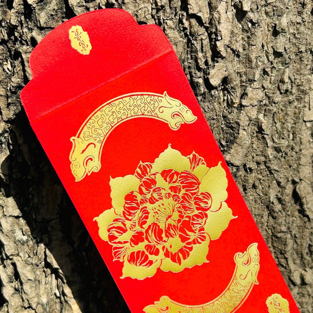 红包袋  龙华富贵│独家设计中款 / 三入 / 细腻华美 底蕴浓厚 - 红包/春联 - 纸 红色