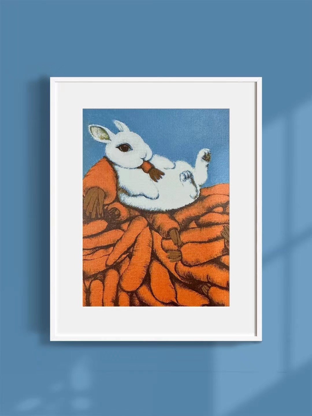 兔年丝网版画 - 海报/装饰画/版画 - 纸 