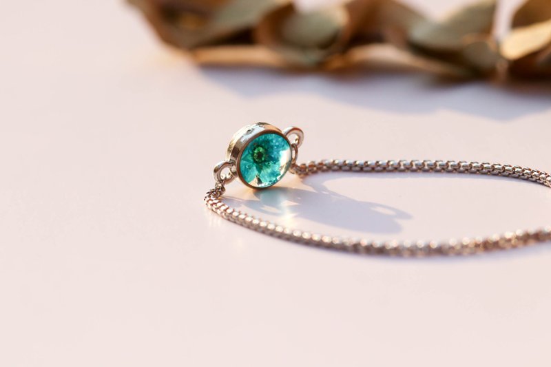 产品名称梅花 — 深蓝色 — 手链 - 手链/手环 - 植物．花 蓝色