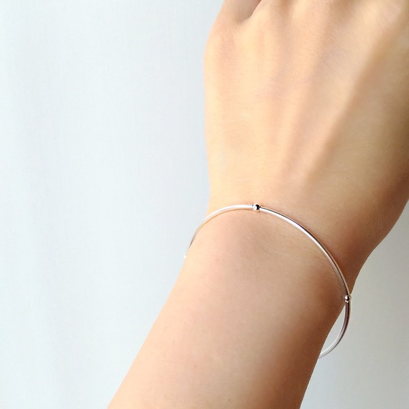 A009-纯银手环 - 手链/手环 - 纯银 银色