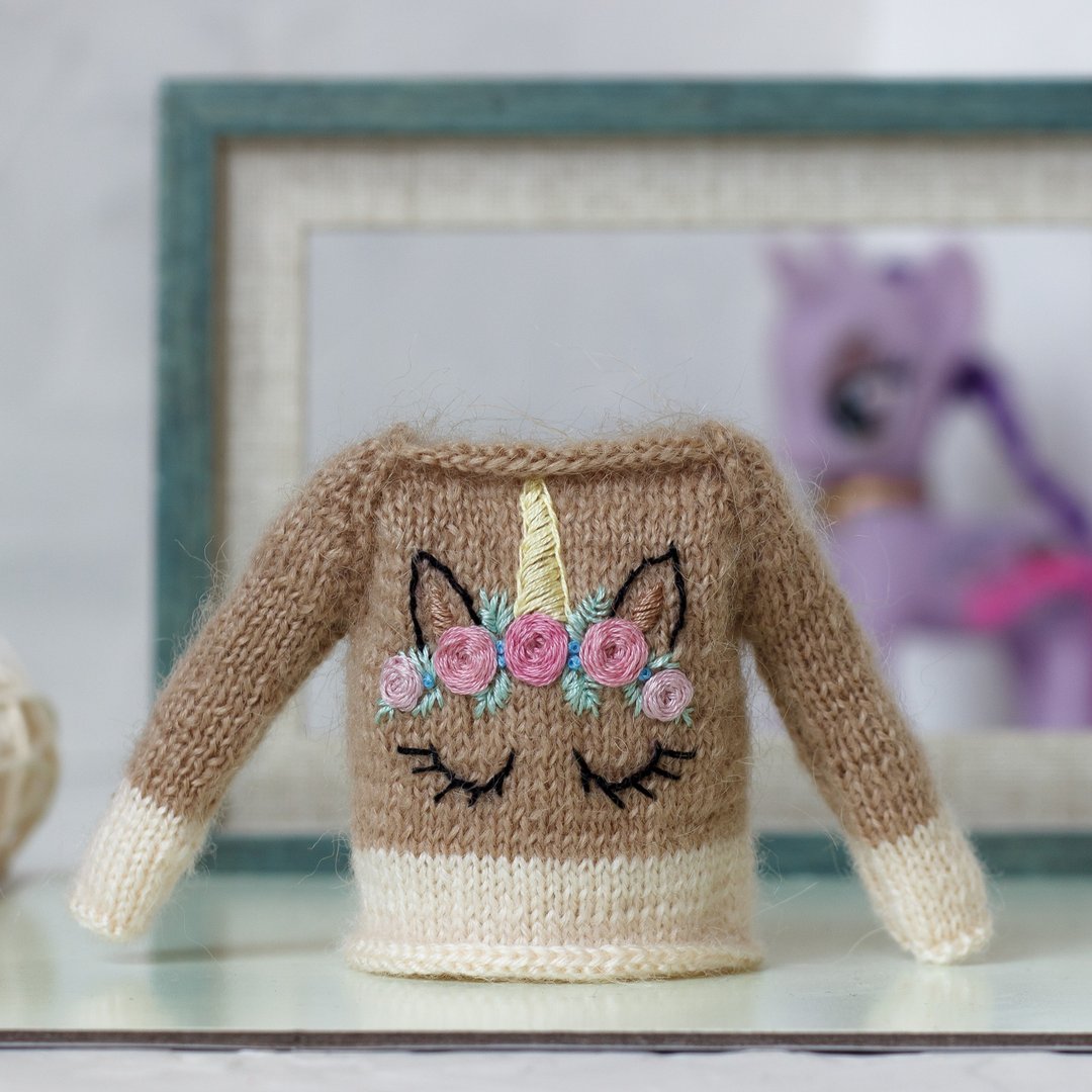 Blythe 和 Pullip 的毛衣 - 桌游/玩具 - 羊毛 