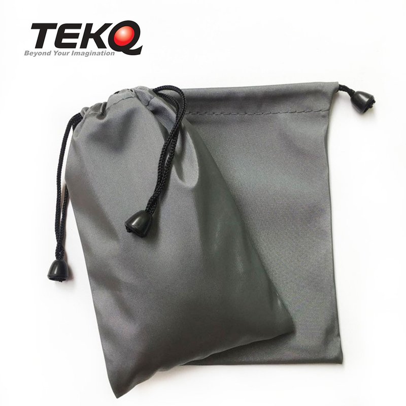 【TEKQ】万用束口收纳袋12X18CM 灰- 收纳SSD / 收纳袋 / 束口袋 - 其他 - 其他材质 银色