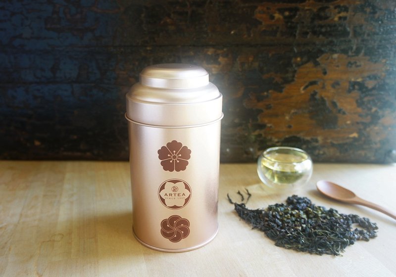 ARTEA【杉林溪金萱乌龙】淡雅牛奶香与桂花气韵(手采手制茶75g) - 茶 - 其他金属 金色
