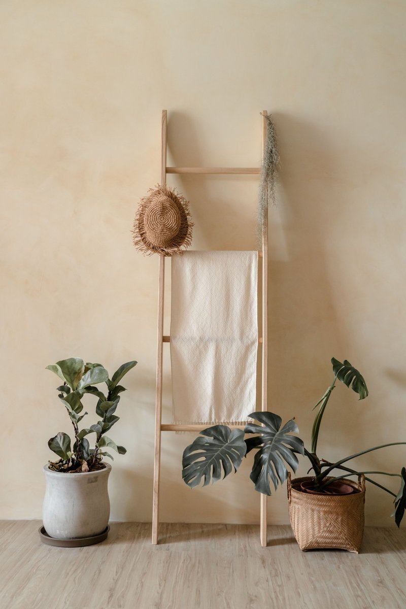 纯净无染#001 // 纯棉浮凸流苏窄版围巾•桌旗 - 其他 - 棉．麻 白色