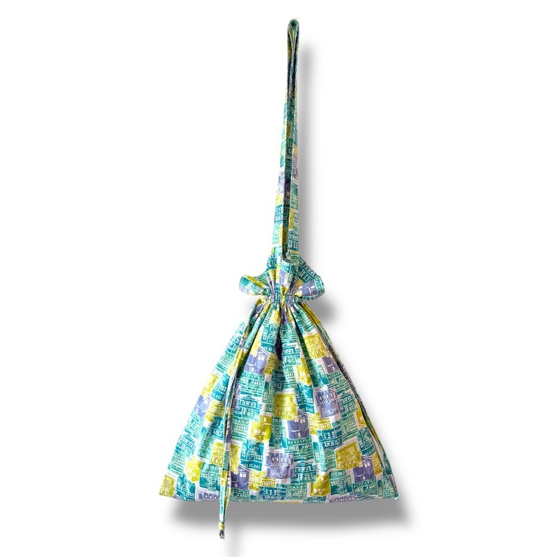 Big Drawstring Tote Bag - 侧背包/斜挎包 - 棉．麻 多色