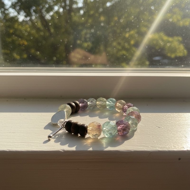 莹石设计款手錬 暖光圣语~A - 手链/手环 - 水晶 多色