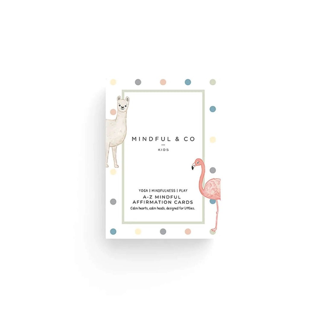 A-Z英文正念学习图卡 Mindful & Co Kids - 卡片/明信片 - 其他材质 多色