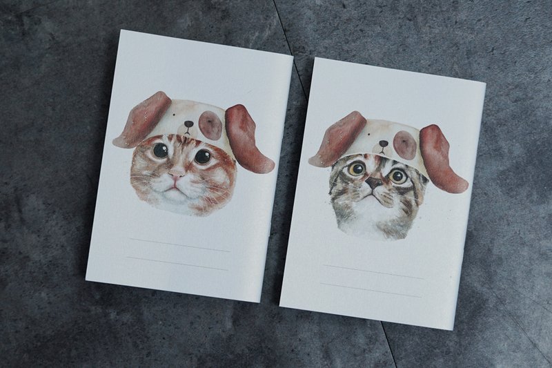 空白笔记本 NB-A5-017 麻妹装狗 or NB-A5-018 高高装狗 - 笔记本/手帐 - 纸 咖啡色