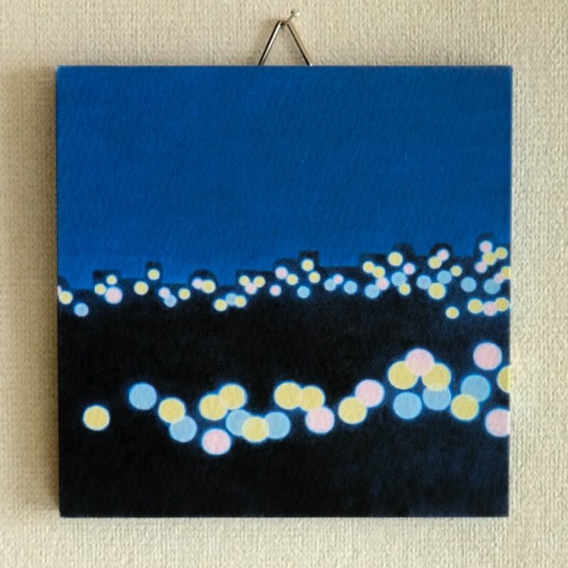 Mini panel No.5 / Fragment of memory - 海报/装饰画/版画 - 纸 蓝色