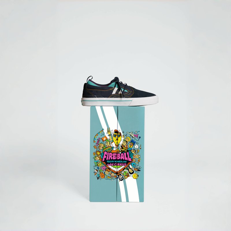 odd CIRKUS SPINE－ FIREBALL Fest 火球祭联名款 - 女款休闲鞋 - 橡胶 黑色