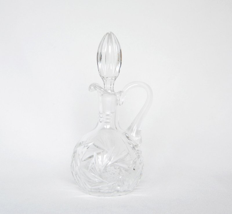 早期德国旧货 玻璃容器 花器E - 摆饰 - 玻璃 白色