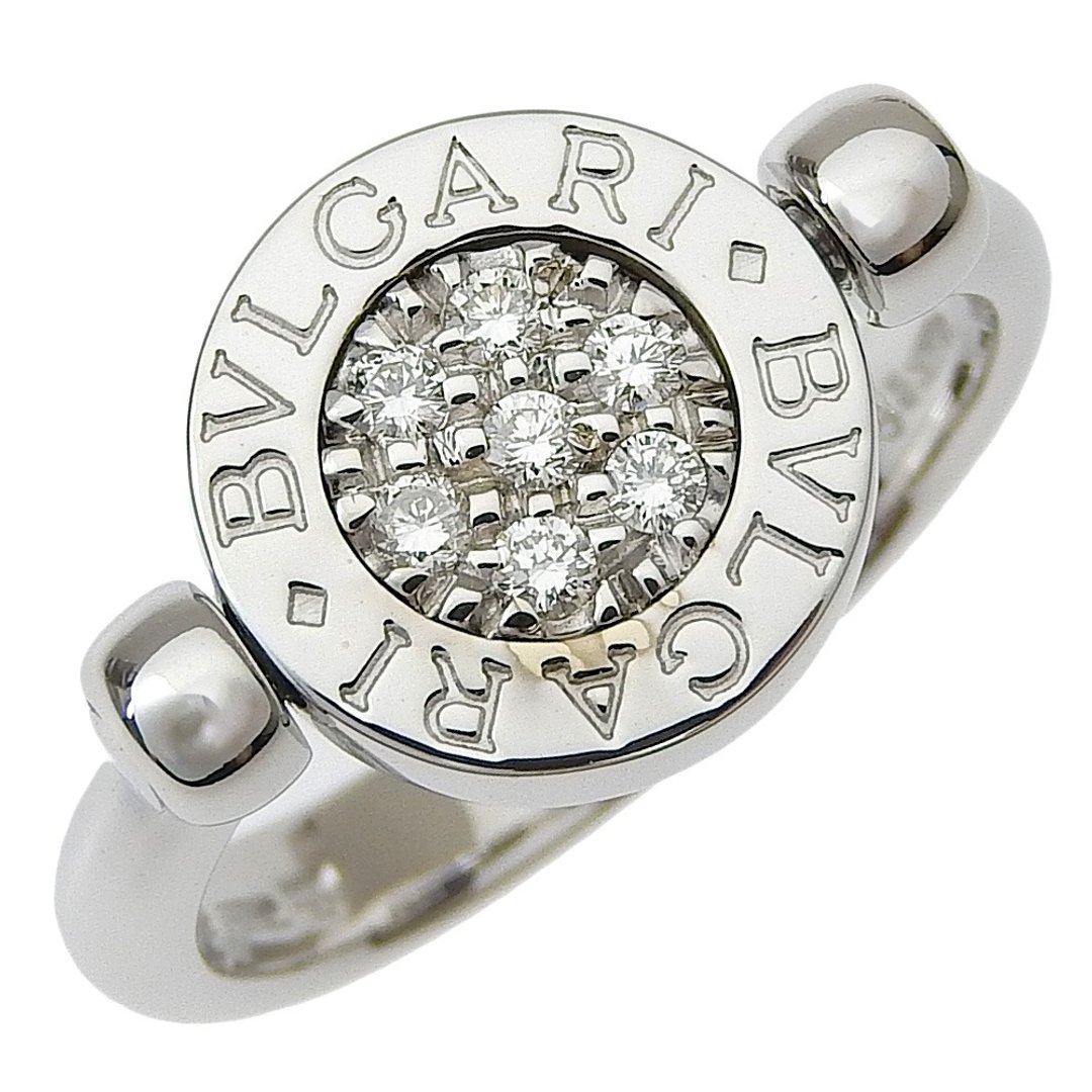【日本直送】宝格丽 BVLGARI B.zero1 10.5号 戒指 Flip 18K白金 x 青金石 x 钻石 女性用【二手品】 - 戒指 - 贵金属 银色