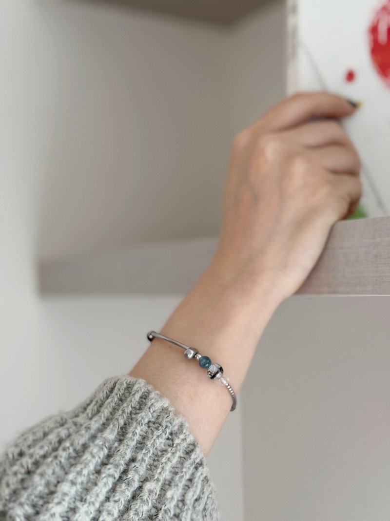 Mimis设计款 星河微光 胎毛水晶手链 - 婴儿饰品 - 水晶 