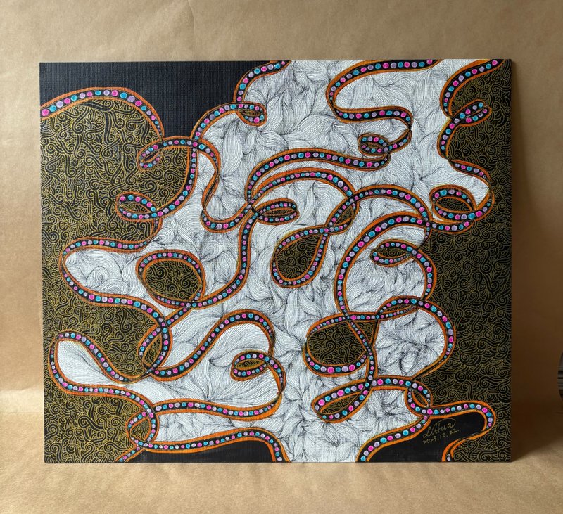 百转千回 - 海报/装饰画/版画 - 棉．麻 