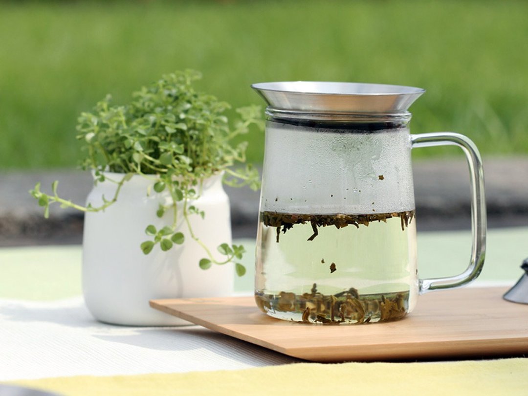 金点设计奖|茶觉360茶壶(450ml)|热销设计|泡茶杯 - 茶具/茶杯 - 玻璃 黑色