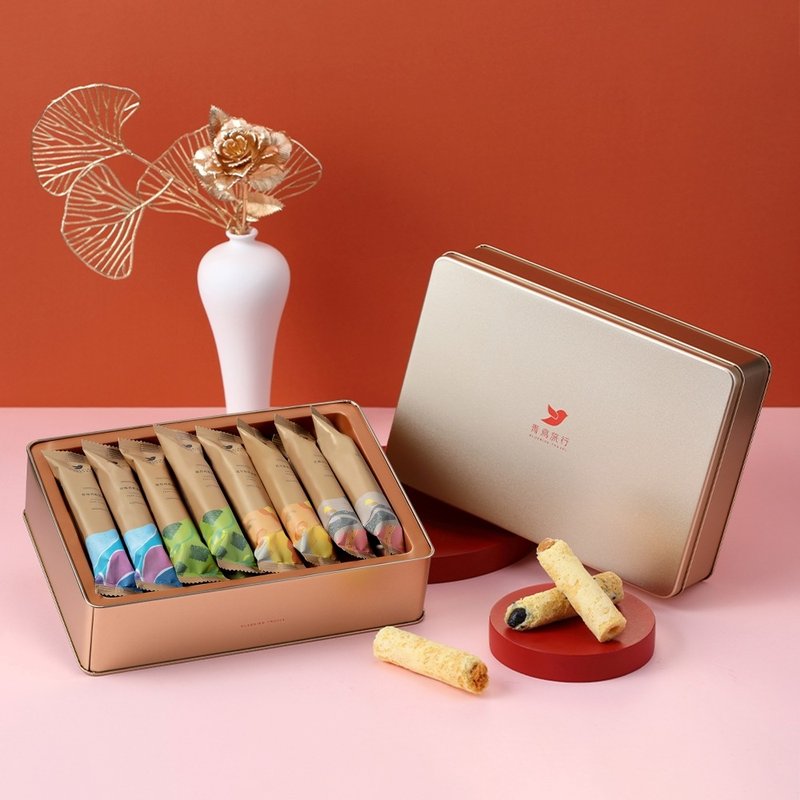 青鸟旅行 综合甜咸蛋卷礼盒 16 入 - 零食/点心 - 新鲜食材 