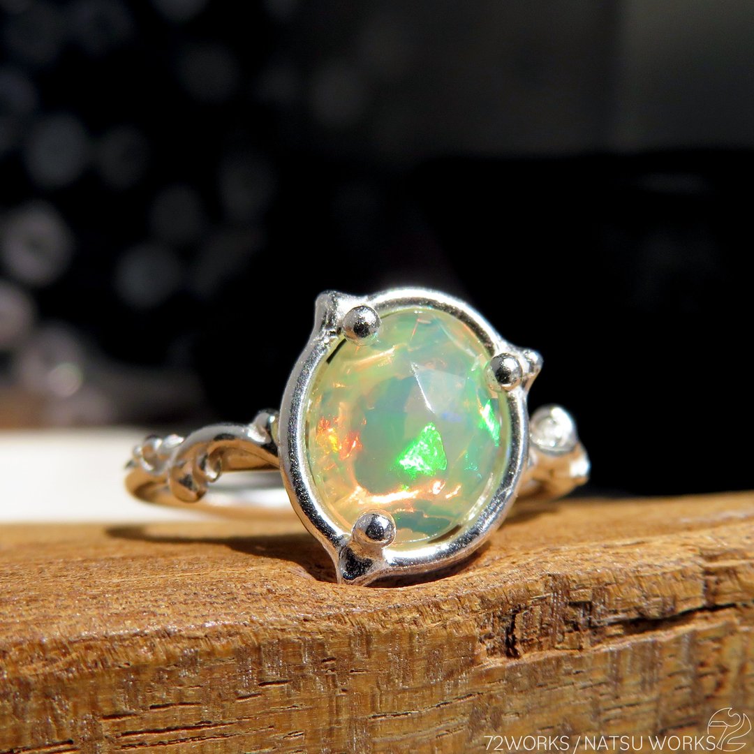 Ethiopian Opal Ring - 戒指 - 宝石 橘色