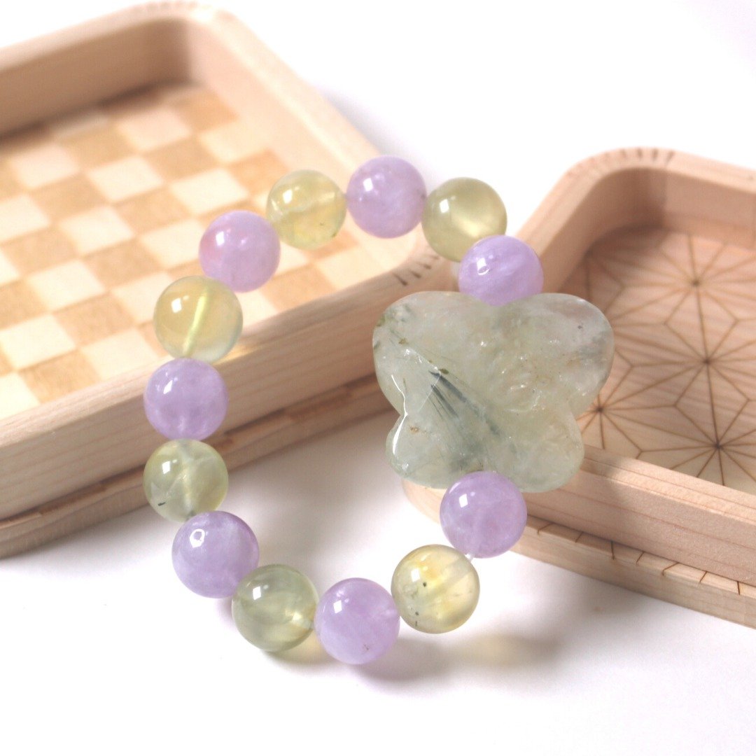 080601七轮调和手串/葡萄晶/天然/手链/水晶/能量石/原生态 - 手链/手环 - 水晶 多色