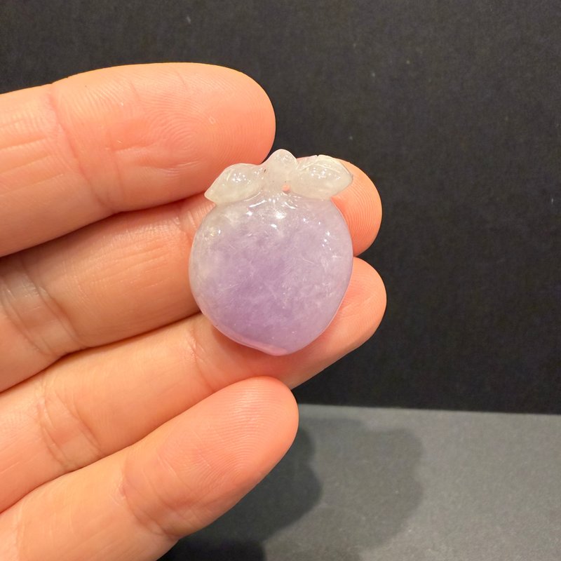 瀚玉珠宝 天然缅甸翡翠 紫罗兰小胖桃 寿桃 紫桃子 - 其他 - 玉石 