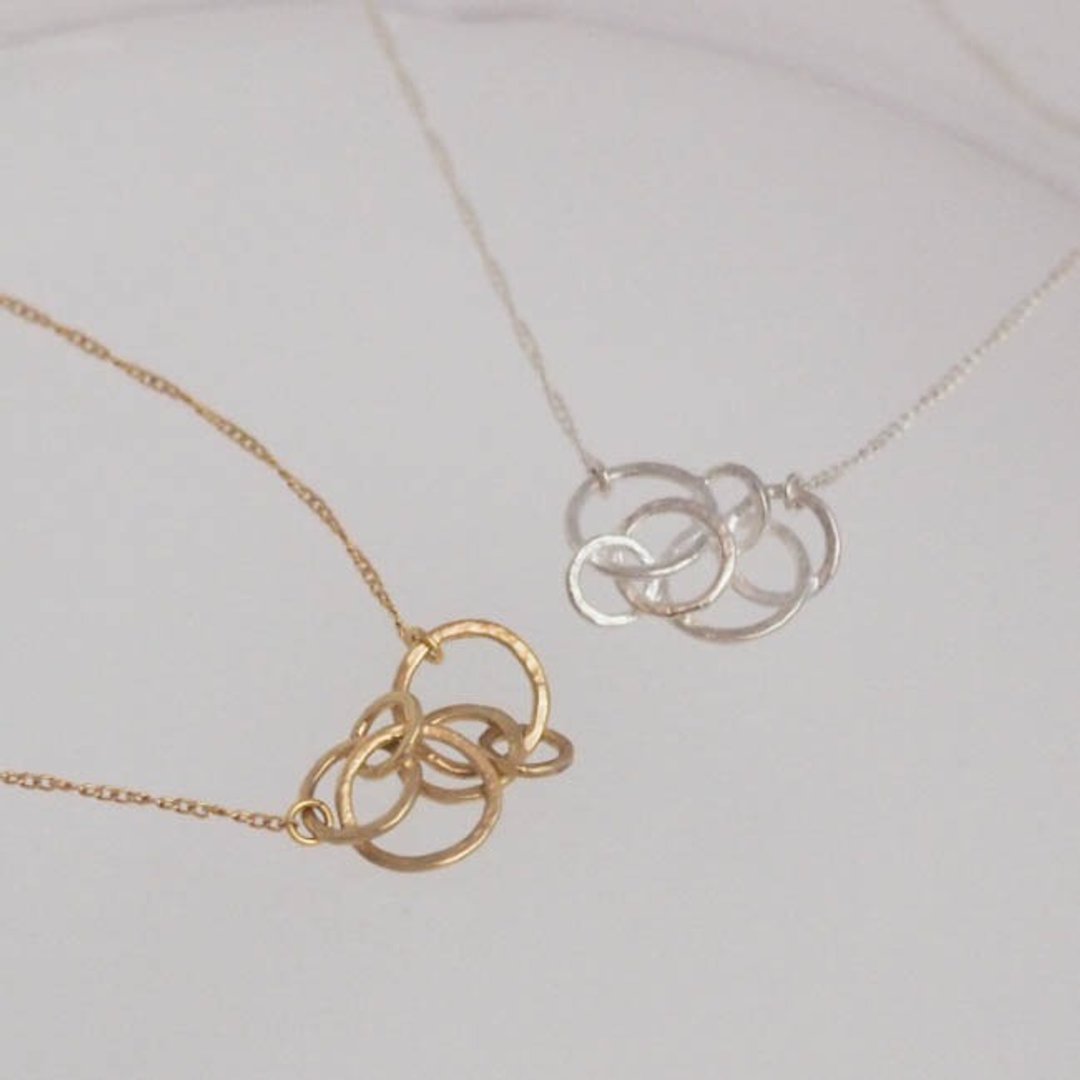 circle Petit Necklace [FN225 / FN226] - 项链 - 其他金属 银色