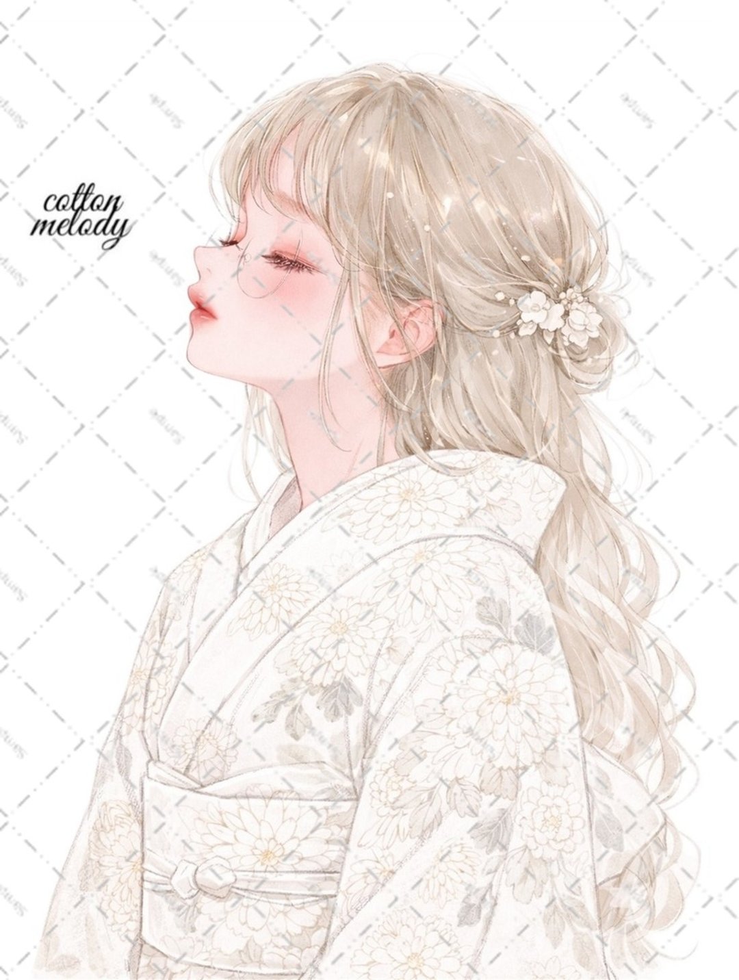 原创贴纸 no.7949 人物贴纸 原创贴纸 人物贴纸 女孩贴纸 原创人物贴纸 - 贴纸 - 纸 