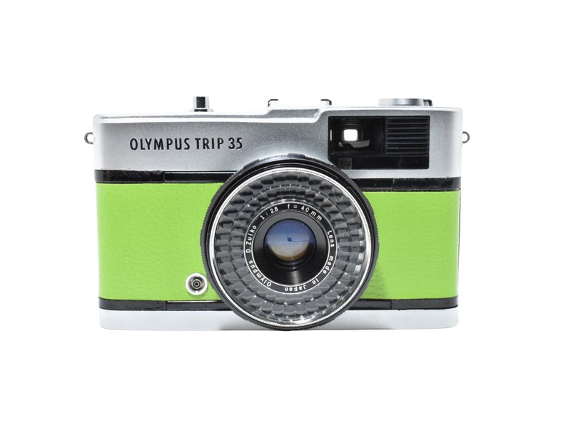 Olympus Trip 35 青柠绿 复古 35mm 胶片相机 整备翻新 日本制造 - 相机 - 其他金属 绿色