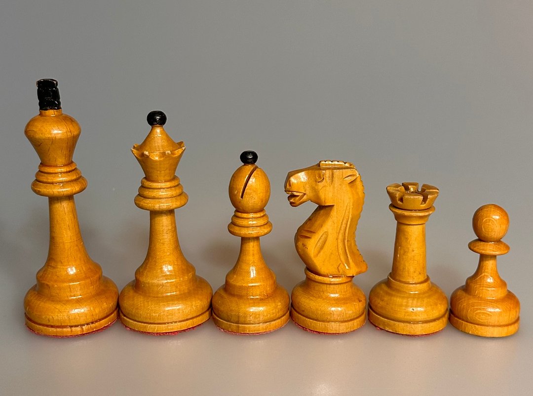 苏联特级西洋棋套装 - 桌游/玩具 - 木头 