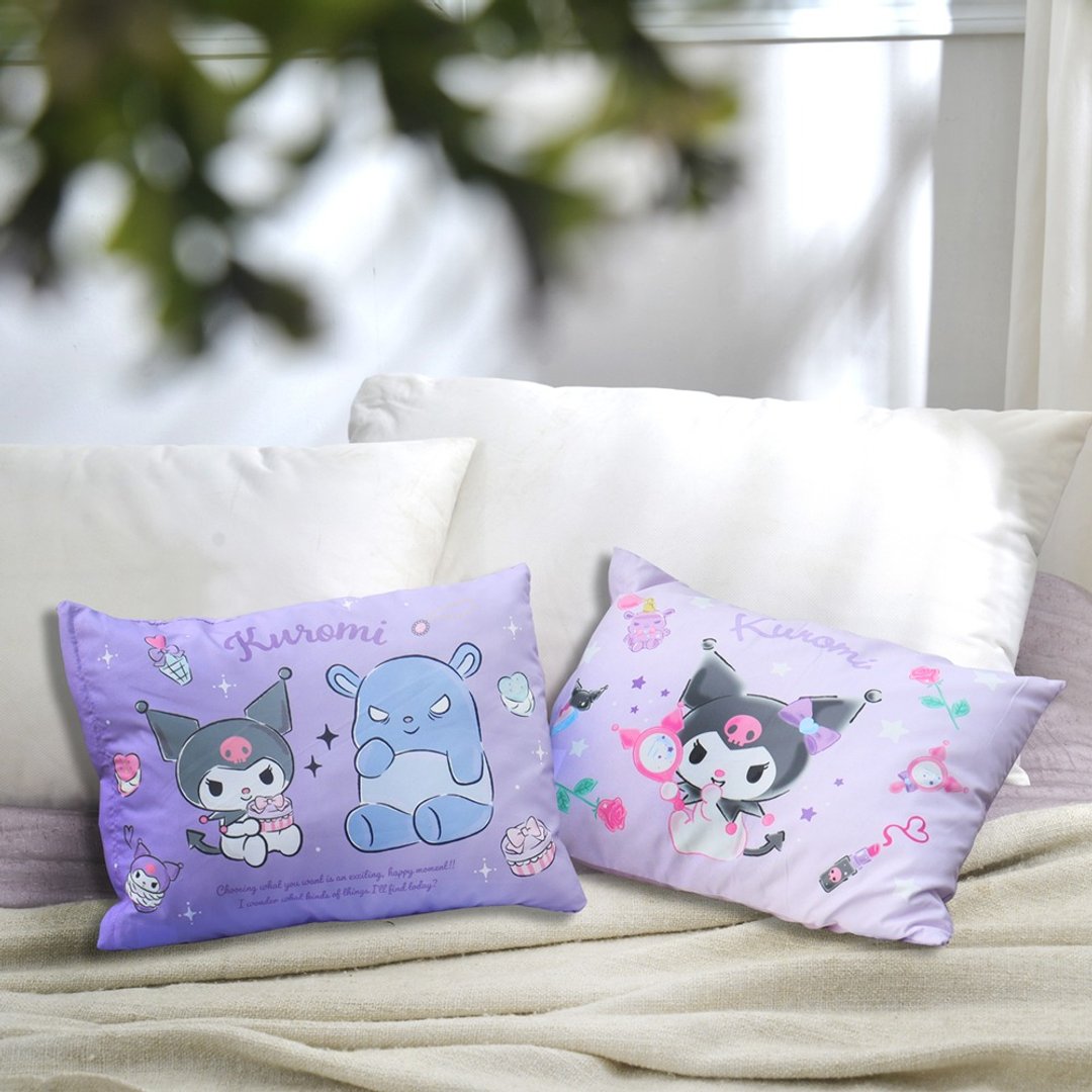 【Sanrio 三丽鸥】优质舒柔休憩枕/午安枕-酷洛米 -二款可任选 - 枕头/抱枕 - 聚酯纤维 多色