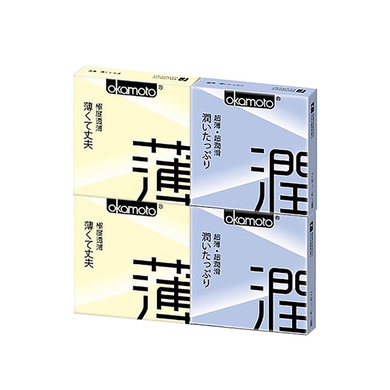 冈本 Okamoto | City Love 系列卫生套 城市薄润组合_3入*4盒 - 情趣用品 - 其他材质 