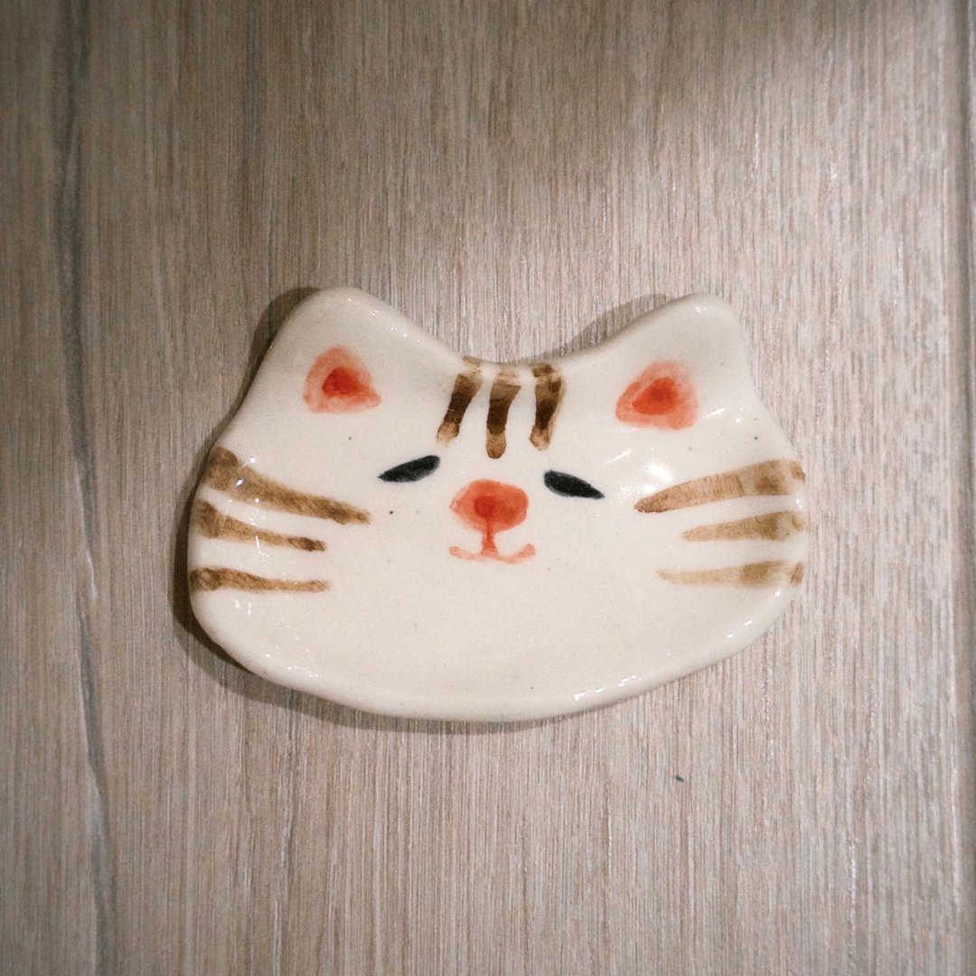 装可爱小猫盘 - 摆饰 - 瓷 