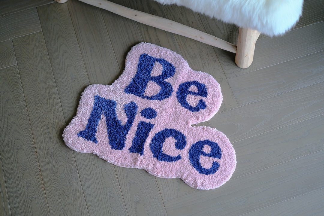 AMAZING BE NICE 长毛植绒地毯 - 摆饰 - 其他材质 咖啡色