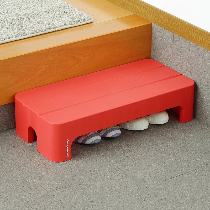 日本squ+ Decora step日制长形多功能垫脚椅凳(高14cm)-3色可选 - 椅子/沙发 - 塑料 多色