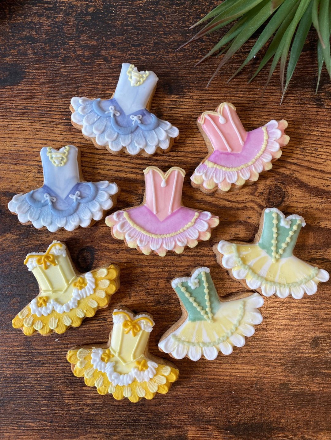 3 袋套　 有机糖霜饼干　衣装　ballet - 手工饼干 - 其他材质 白色