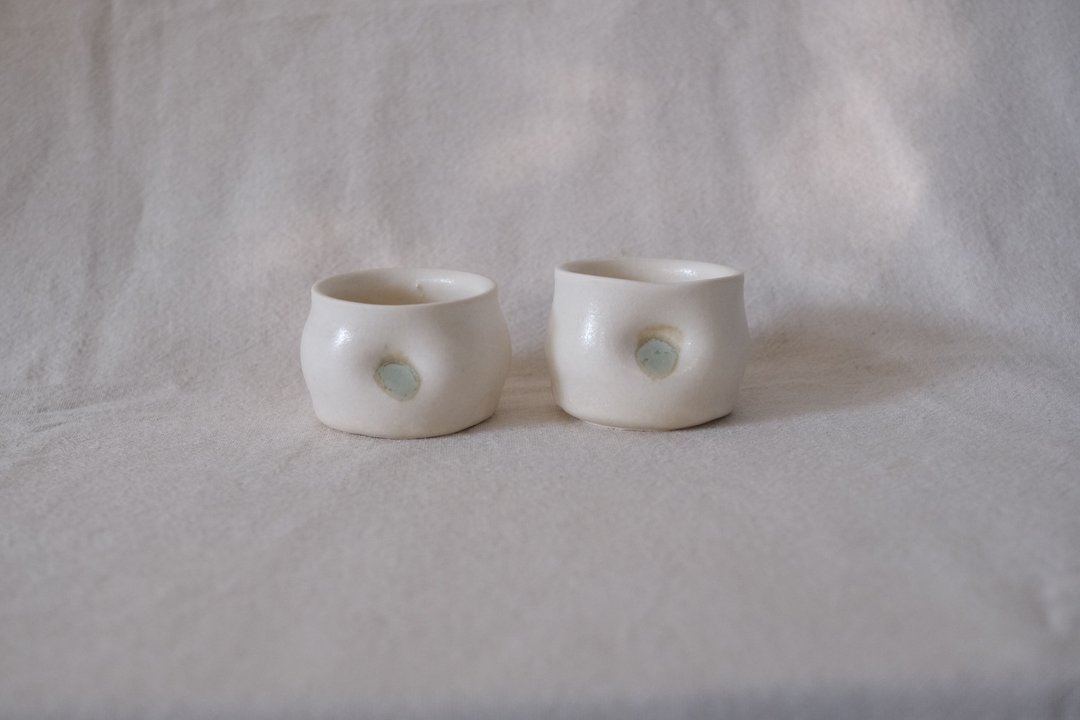 白釉野斑- 茶杯组-2 - 茶具/茶杯 - 瓷 