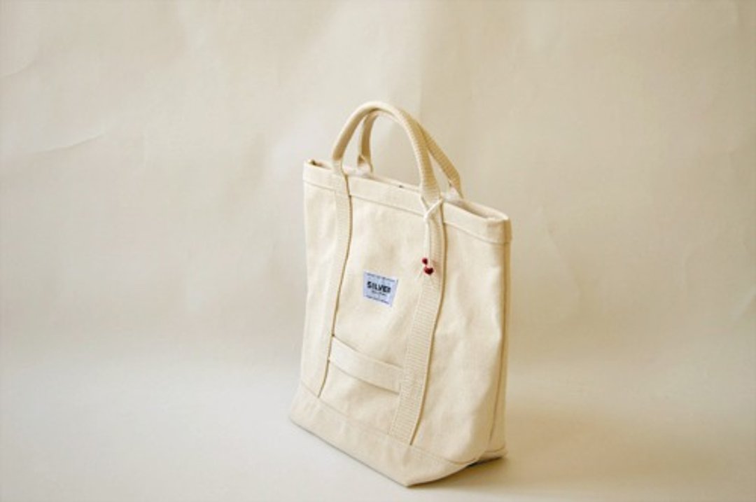 Tote bag E-DAY --size S- - 手提包/手提袋 - 棉 白色