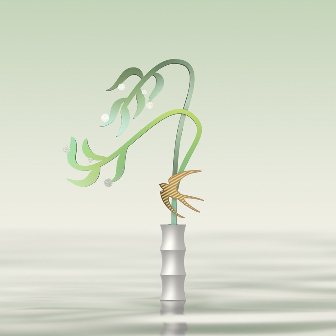 手心里苏堤春柳柳树香氛桌面摆件无火香薰扩香器送朋友生日礼物 - 香薰/精油/线香 - 其他材质 