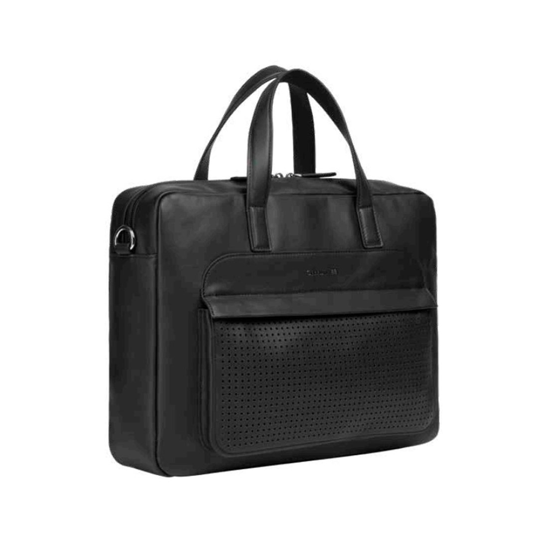 CERRUTI 1881 限量2折 意大利顶级小牛皮公文包 全新专柜展示品 - 公文包/医生包 - 真皮 黑色