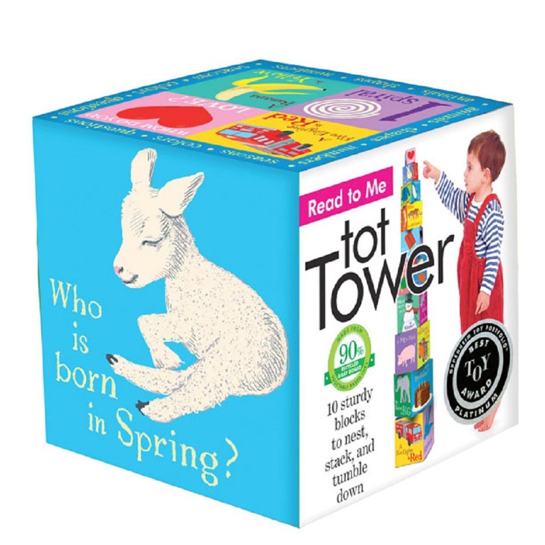 eeBoo Tot Tower 叠叠乐 - 对话练习Read-To-Me - 桌游/玩具 - 纸 多色