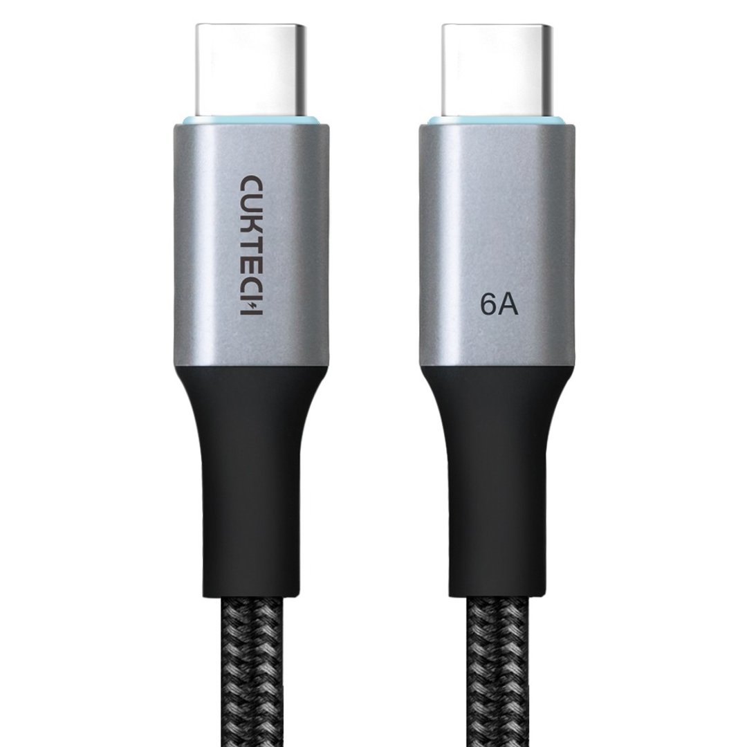 CUKTECH 酷态科 磁吸收纳编织充电传输线 CMC615 E-Marker Type-C - 充电宝/传输线 - 其他材质 黑色